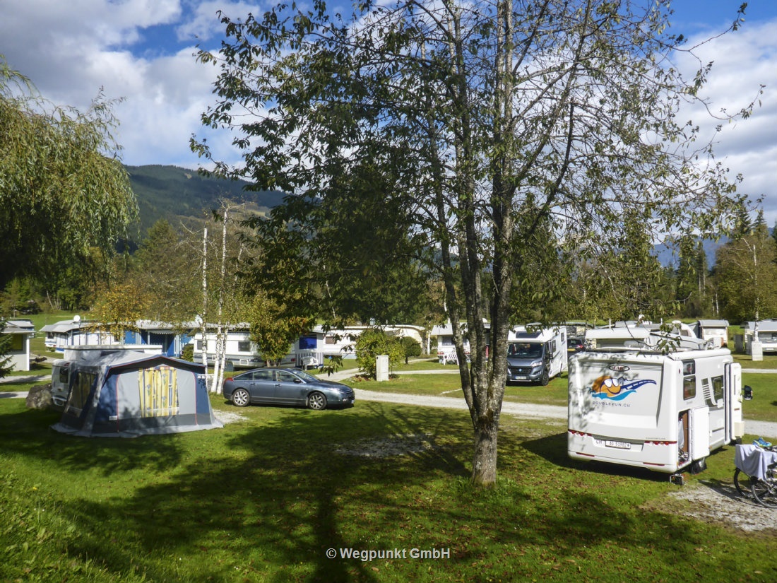 Die Wintercamper installieren sich bereits